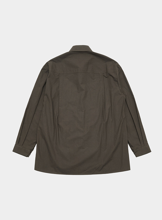 Рубашка AMOMENTO Square Pocket Oversized Brown