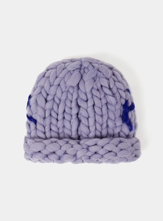 Шапка KidSuper Hand Knit Chunky Lavender