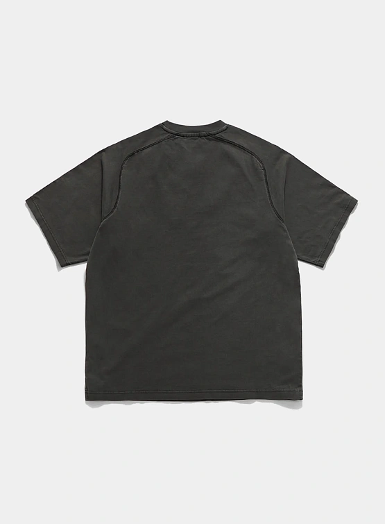 Футболка UNAFFECTED Pigment Dyed Charcoal