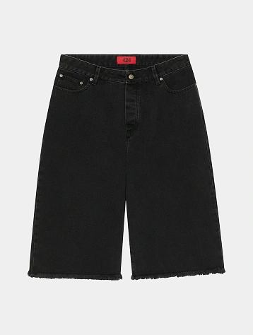Шорты 424 Big Daddy Denim Short Sugar Washed Black Brown
