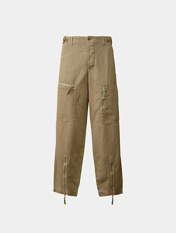 Брюки C.P. Company Cotton/Linen Cargo Vintage Khaki