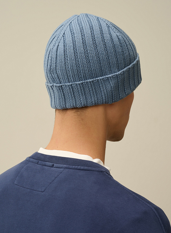 Шапка C.P. Company Extra Fine Merino Wool Flint Stone