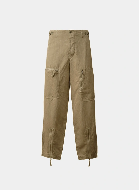 Брюки C.P. Company Cotton/Linen Cargo Vintage Khaki