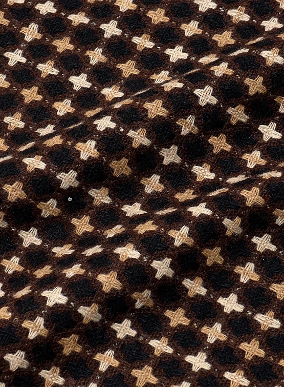 Рубашка EPINGLER Pocket Box Jacquard Brown