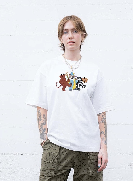 Футболка MARKET Tricky Bears T-Shirt White