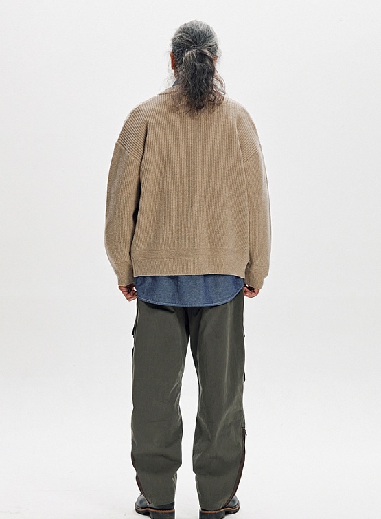 Кардиган FrizmWORKS Heavy Wool Round Oatmeal