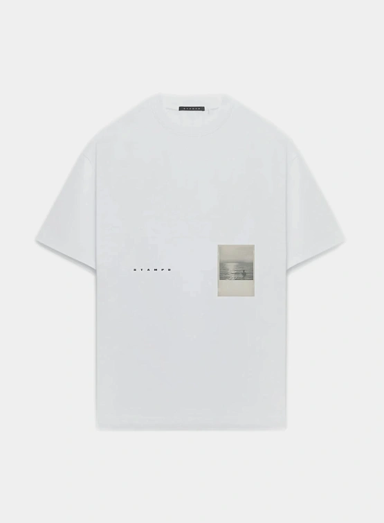Футболка Stampd Letter Relaxed Dust White