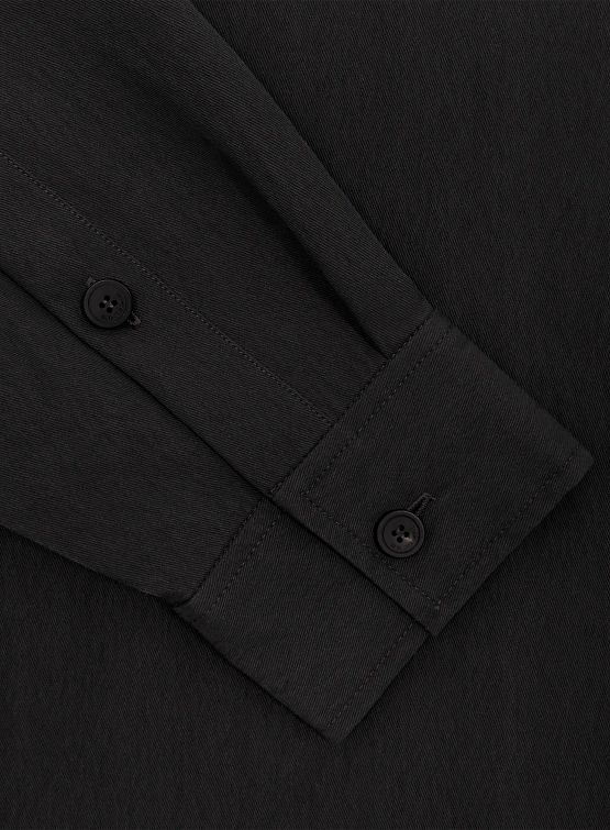 Рубашка LE17SEPTEMBRE Double Layered Relaxed Black