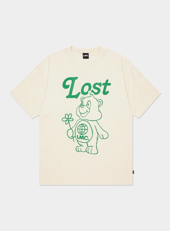 Футболка LMC Flower Bear Tee Cream