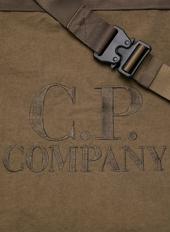 Сумка C.P. Company Plain Paper Touch Zipped Bag Ivy Green