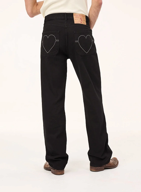 Джинсы Carne Bollente Heart Break Black