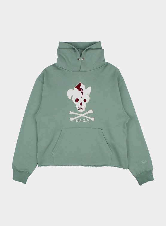 Худи DAZE Cowboy Skull Hoodie Eucalyptus