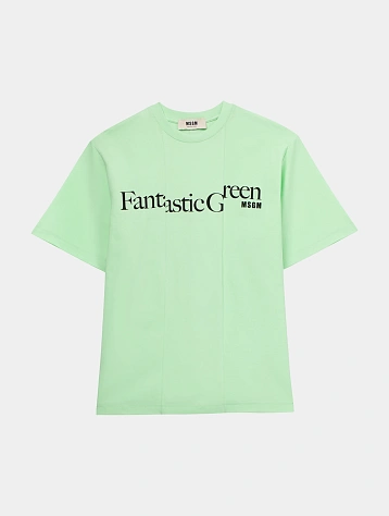 Футболка MSGM Fantastic Green
