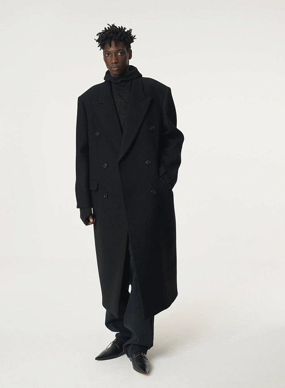 Пальто Recto Classic Tailored Double Breasted Black