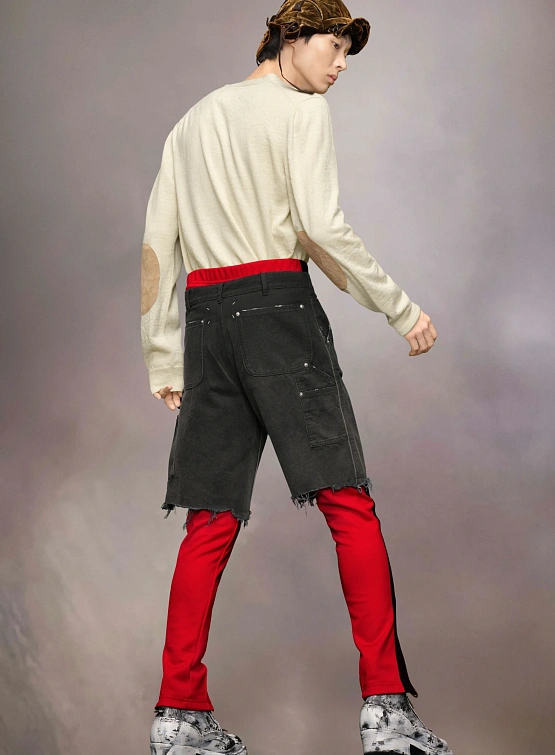 Шорты Maison Margiela Stud Denim Black