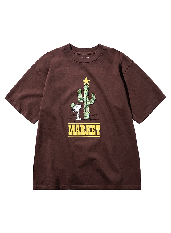 Футболка MARKET Peanuts Desert Star Washed Brown