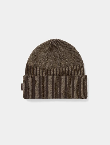 Шапка thisisneverthat Bleached Beanie Brown