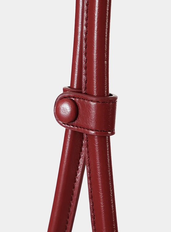 Женская сумка STAND OIL Square Low Red Wine