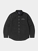 Рубашка thisisneverthat Washed Denim Shirt Black