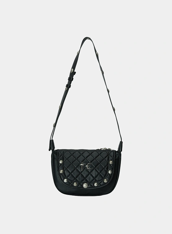 Сумка Thug Club Chopper Quilted Mini Messenger Black