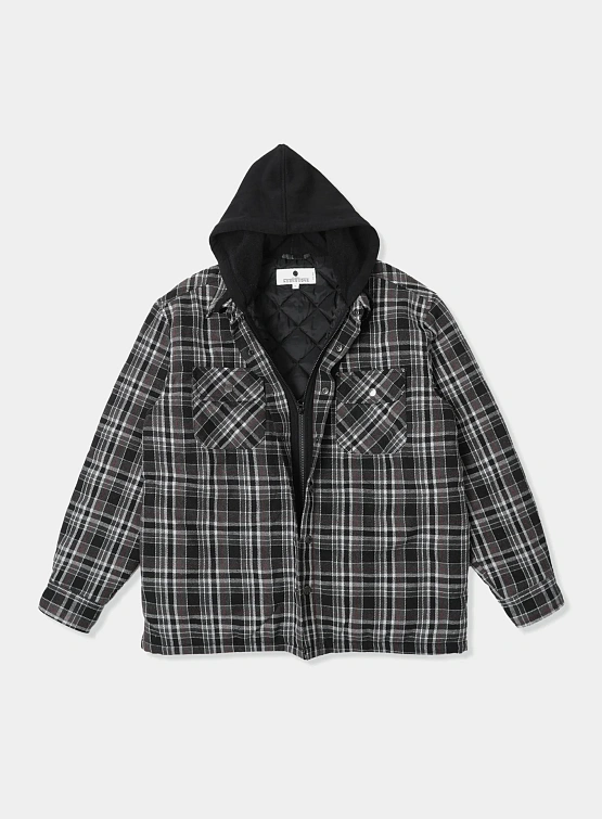 Стеганый овершот Noon Goons Function Flannel Black