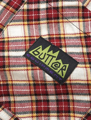 Рубашка Butter Goods Equipment Plaid Shirt Dark Red