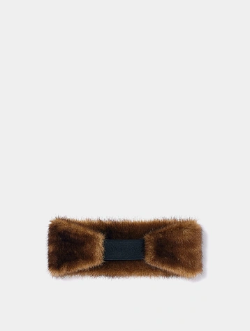Повязка на голову OPEN YY Furry Hairband Brown
