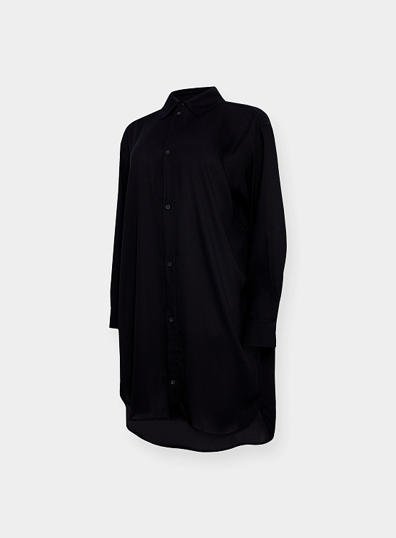 Женская рубашка Han Kjøbenhavn Fluid Long Shirt Black