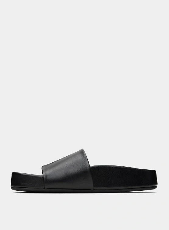 Сланцы MM6 Maison Margiela Leather Black