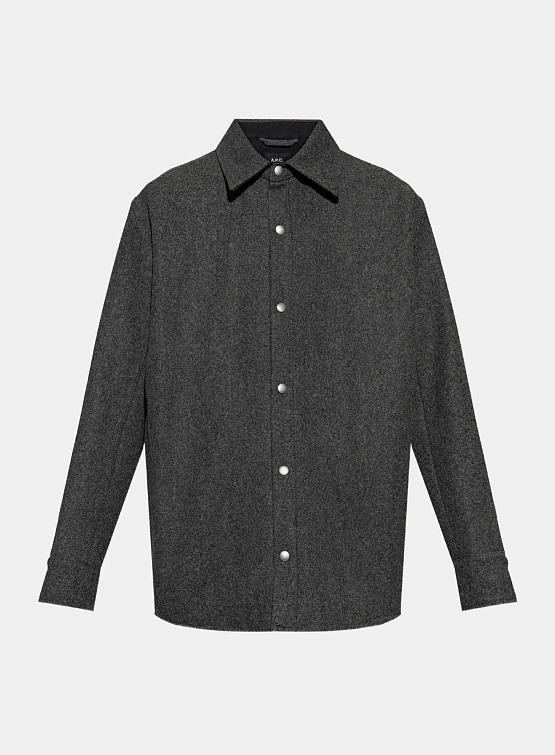 Овершот A.P.C. With Snap Closure Anthracite