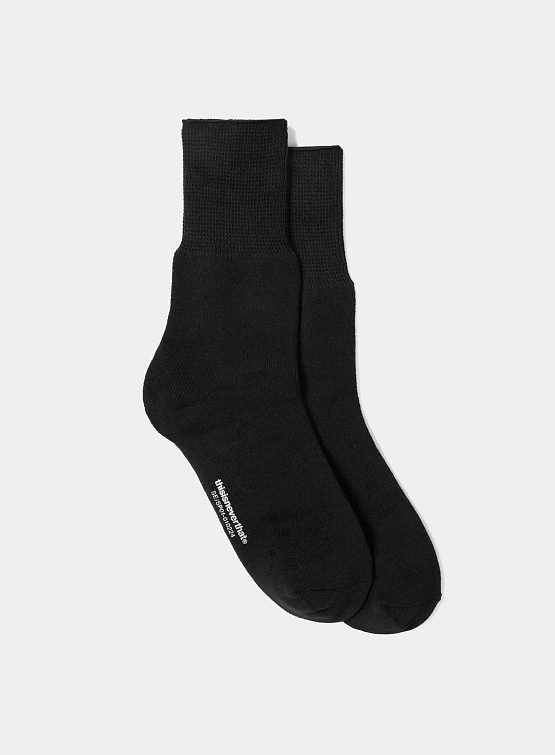 Носки thisisneverthat Soft Socks 2Pack Black