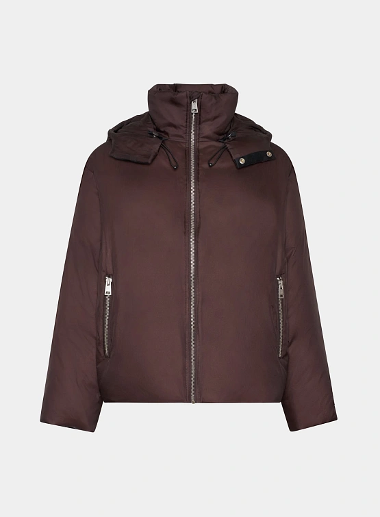 Пуховик Études Boxy Down Jacket Dk Brown