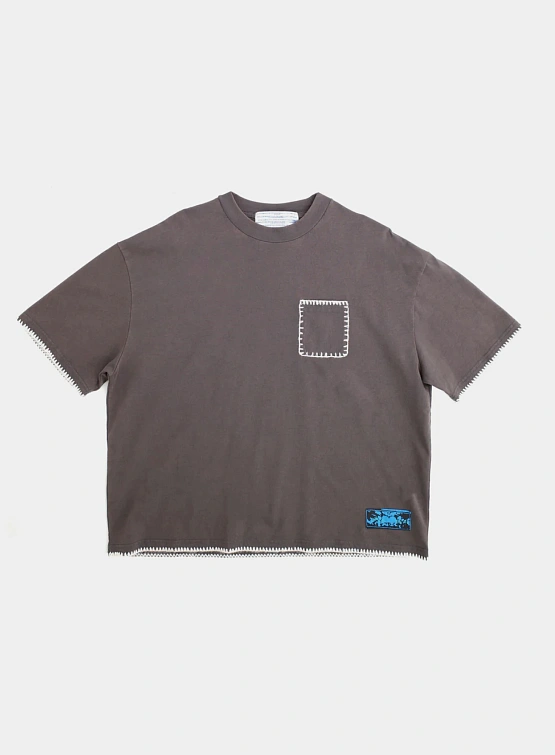 Футболка Jungles Jungles Blanket Stitch Sun Faded Grey