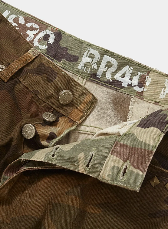 Джинсы PIET Distressed Camo Oversized