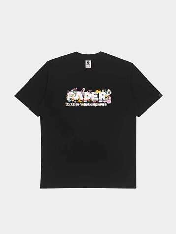 Футболка AAPE x Eric Inkala Aaper Graphic Black