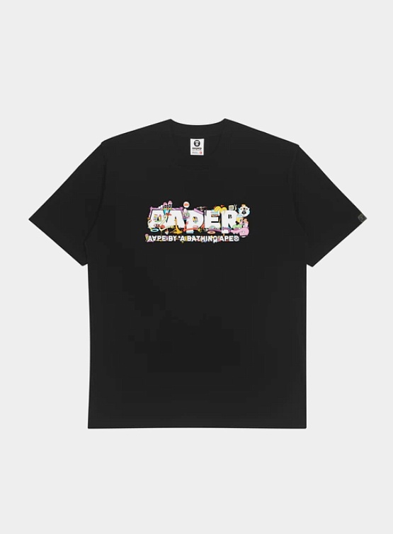 Футболка AAPE x Eric Inkala Aaper Graphic Black