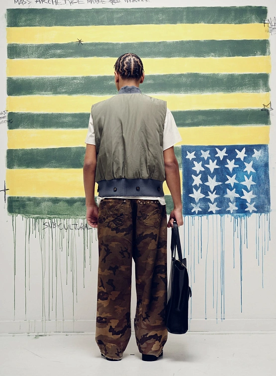 Джинсы PIET Distressed Camo Oversized