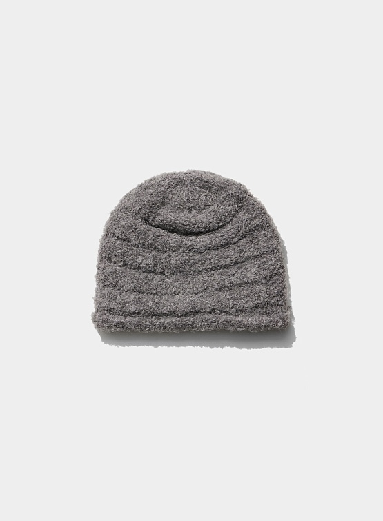 Шапка OPEN YY Boucle Rolled Beanie Grey