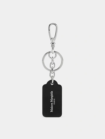 Брелок Maison Margiela Small Double Tag Black