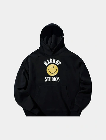 Худи MARKET SMILEY LOCKUP HOODIE Black
