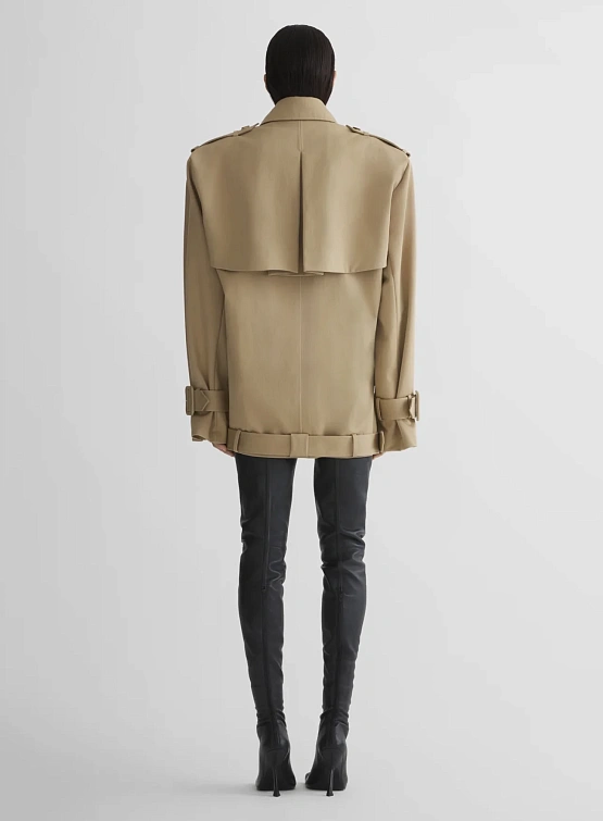 Женский тренч MUGLER Dropped Beige