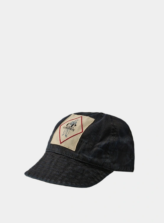 Кепка C.P. Company 3/4 Plated Denim Logo Cap