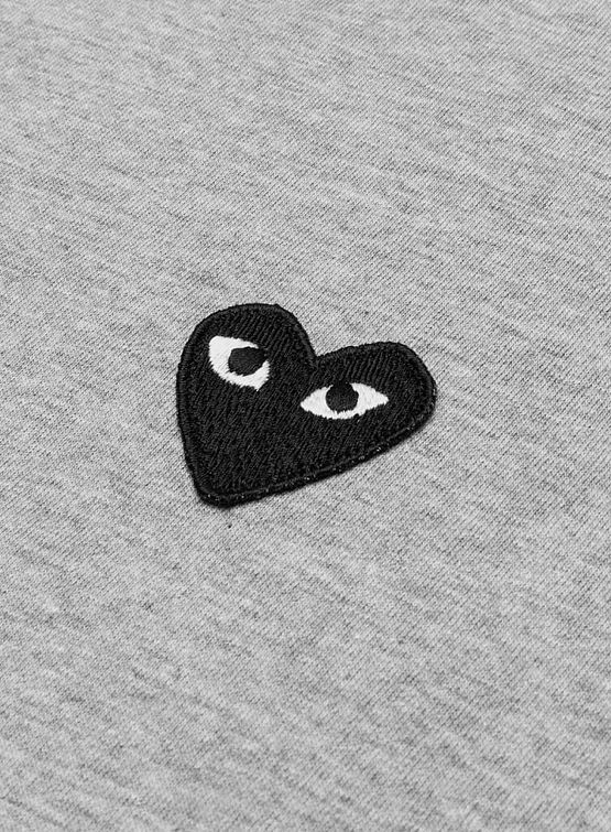 Футболка Comme des Garçons PLAY Black Heart Grey