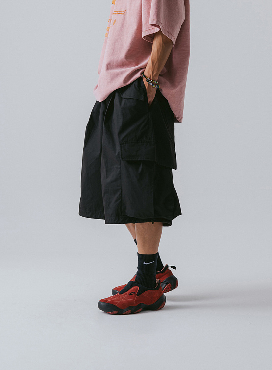 Шорты ANGLAN Field Wide Cargo Half Pants Black