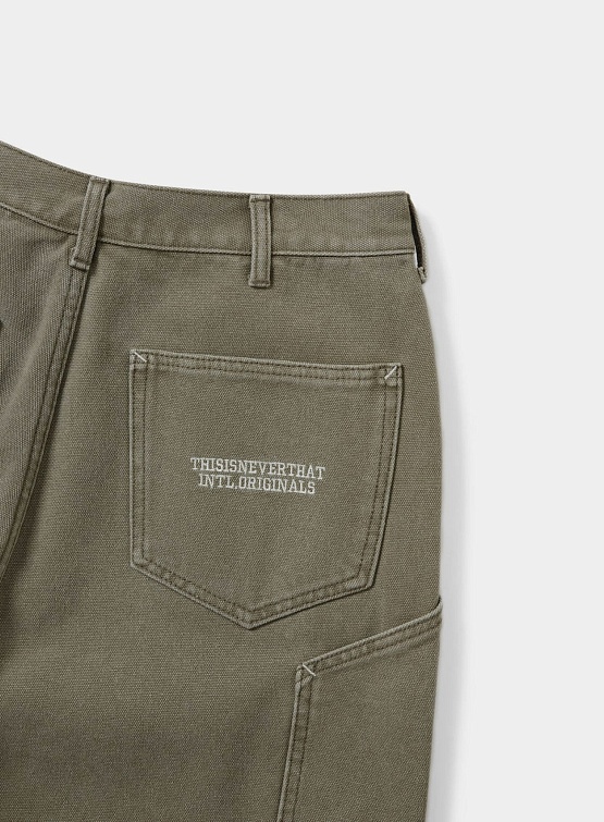 Шорты thisisneverthat Carpenter Short Olive