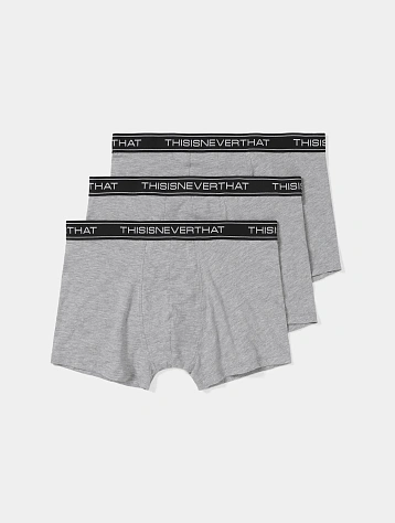 Трусы thisisneverthat Cotton Briefs 3Pack Grey