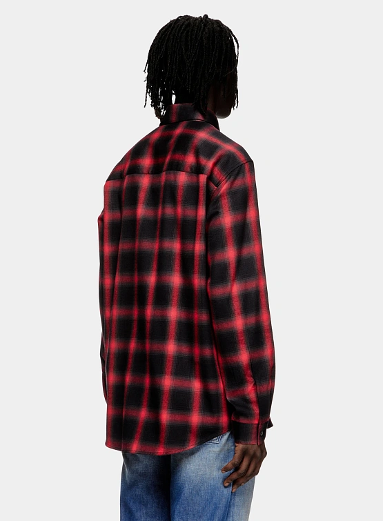 Рубашка Diesel S-Simply-Check-Hgbt Red/Black
