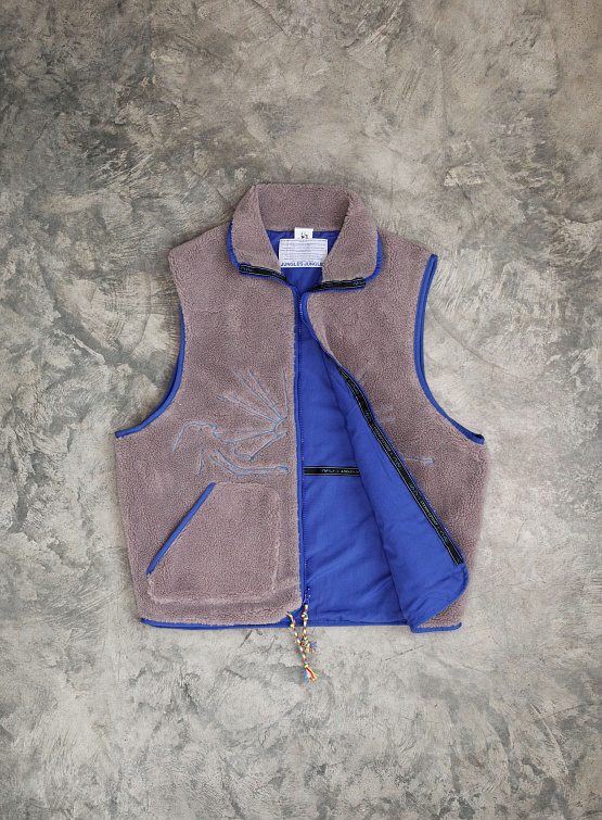 Жилет Jungles Jungles Fuzzy Vest Brown/Blue