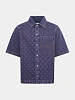 Рубашка Marine Serre Moon Laser Denim Workwear Lavender