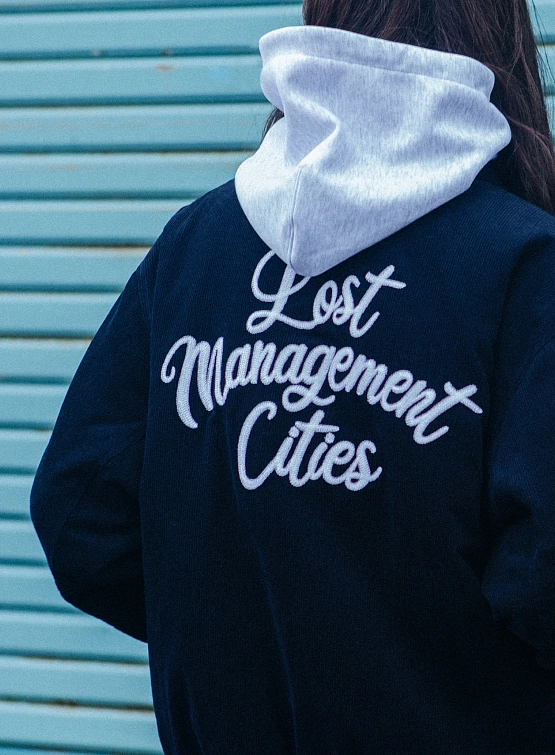 Бомбер LMC Coduroy Varsity Jacket Navy